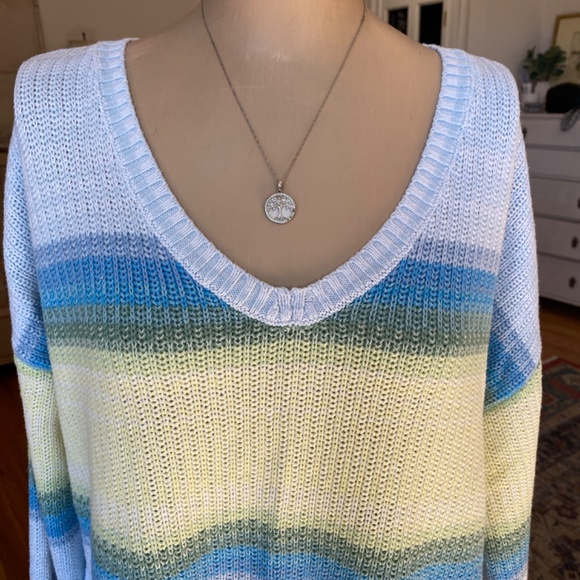 LOFT Multi-Color Sweater - Picture 2 of 9
